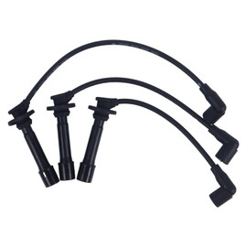 NETYANPI High Tension Spark Plug Wire Set S11-3707020BA 372-1003010 Compatible with Chery 800CC SQR372 Engine for Joyner Renli Trooper Sand Viper Buggies for John Deere 825i 835i and More UTV ATV