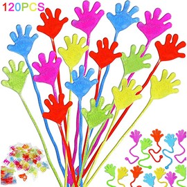 120 juguetes coloridos de manos pegajosas,Juguetes Squishy para Niños,Palma de Las Manos,Regalos para Fiestas,Mochi Squeeze Infantil,Manitas Pegajosas para Niños,Premios de Fiesta,Regalos de Pascua