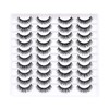 Azenlo False Eyelashes 20 Pairs Wispy Lashes Faux Mink Lashes