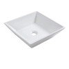 Square Vessel Sink - Sarlai 16'' x 16" Modern Square