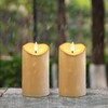 Amagic Outdoor Waterproof Flameless Candles, Flickering LED Candles, Battery Operated