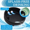 TiciKim 3 Pack Silicone Splashguard for Nalgene 32 oz Wide