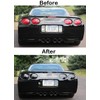 GScreations Corvette Rear Reverse, 3rd Brake, Taillight Acrylic Blackout Kit