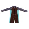 Kids Wetsuit 2.5mm Neoprene Long Sleeve Fullsuit Back Drawstring Warm