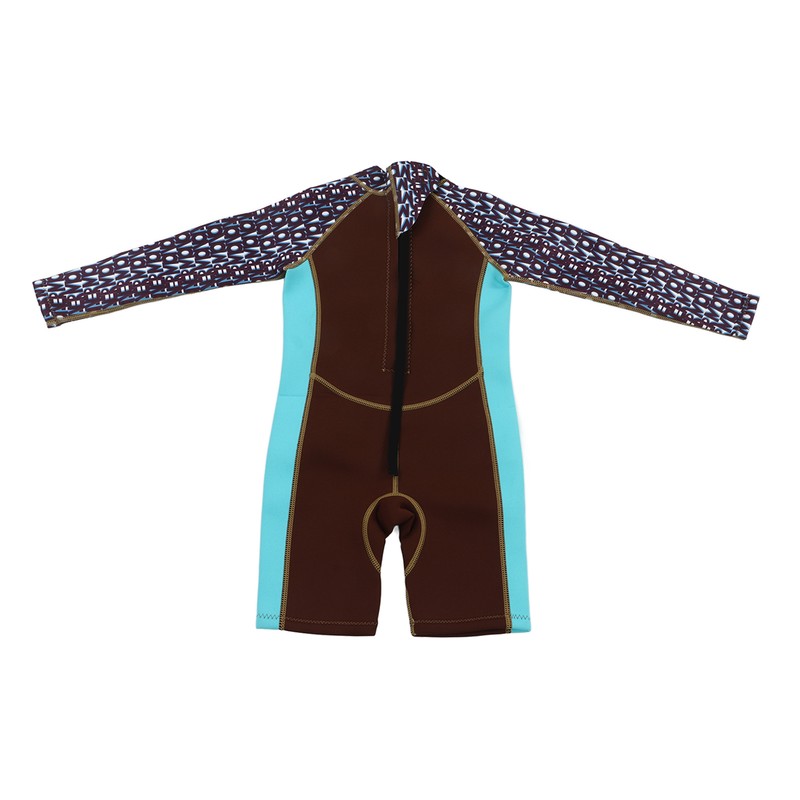 Kids Wetsuit 2.5mm Neoprene Long Sleeve Fullsuit Back Drawstring Warm