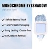 evpct Light Blue Matte Single Eyeshadow Palette, Pastel Sky Blue