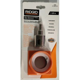 Ridgid 1-3/8" Inch Wet Diamond Hole Saw Kit Cordless Drill Ceramic Granite Glass