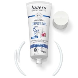 lavera lavera Zahncreme Complete Care Fluoridfrei - 5-facher Schutz - Bio-Pflanzenwirkstoffe - Bio Echinacea & Calcium - Vegan - Naturkosmetik - 75 ml
