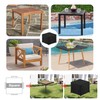 LAMUNI Cube Garden Furniture Cover, 90x90x90cm Rattan Cube Table Cover,