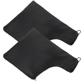 TIESOME 2 Pcs Miter Saw Dust Bag, Table Saw Dust Collection Bag for Miter Saw 255 Model with Zipper and Wired Adjustable Stand Dust Bag for Belt Sander Parts Diagonal Saw Miter Saw Accessories