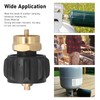 Refill Adapter 1/4in Tank Cylinder Coupler Gas Propane Regulator Valve
