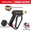CREEXEON Short Pressure Washer Gun with Swivel,Spray Handle with 3/8''