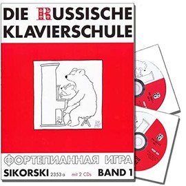 The Russian Piano School Volume 1 incl. 2 CDs - German Edition with over 160 Play and Practice Pieces as well as Scale, Chord and Arpeggian Table (Sheet Music)