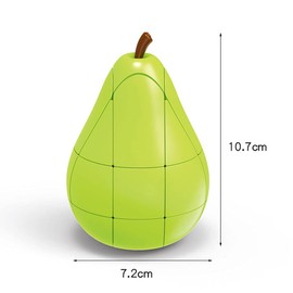Yealvin 3D Fruit Cube 3×3 Pear Magic Speed Cube Children's Educational Toys Puzzle Cube Brain Teaser