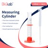 Graduated Cylinder, 4pcs of Vol.100ml, Borosilicate 3.3 Glass Cylinder, Lab