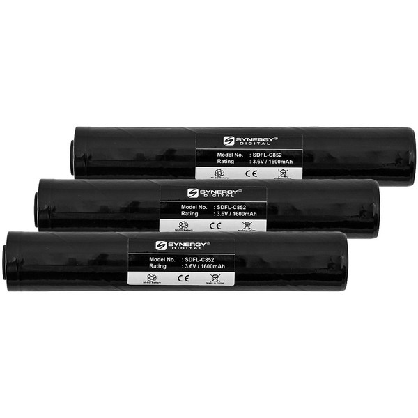 Synergy Digital Paquete Combinado de batería Compatible con la Linterna Streamlight 75175 La batería Incluye: 3 Pilas SDFL-C852