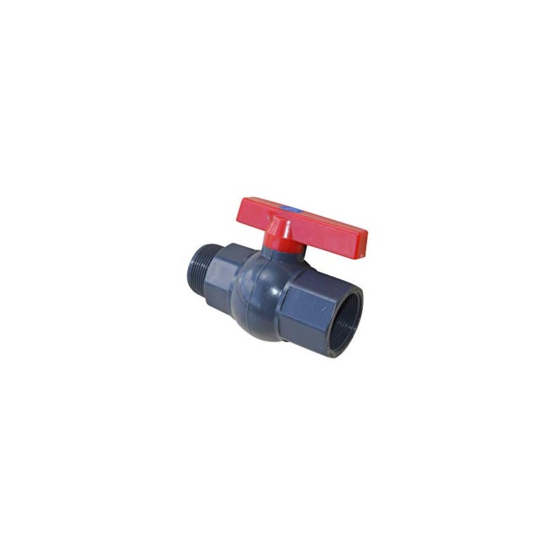SPIRATO PVC Ball Valve 6/4 Inch Internal Thread x Male
