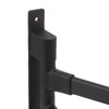 Black Swivel Towel Bar Punch Free Bathroom Towel Rack Wall