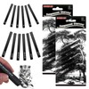 Graphite Material Sticks, 12 Pcs Square Compressed Charcoal, Graphite Pencils,Drawing