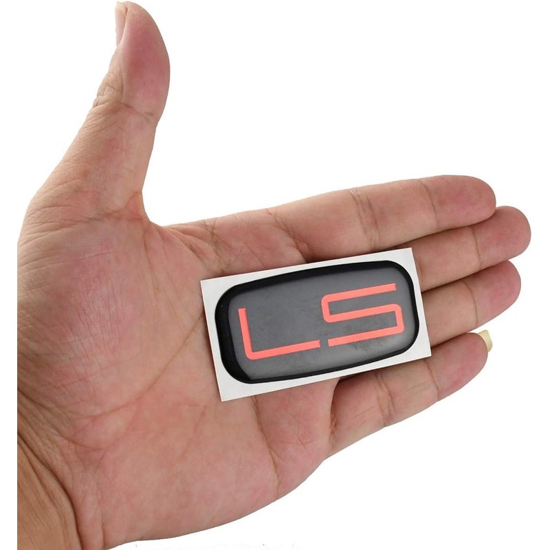 2Pcs LS Cab Emblem Badge 3D Logo Roof Pillar Replacement