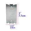 Qlvily 30PCS Nail Plates for Wood Studs, 1.5 x 3