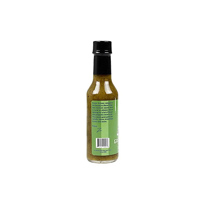 Green Vulcan Jalapeno Hot Sauce