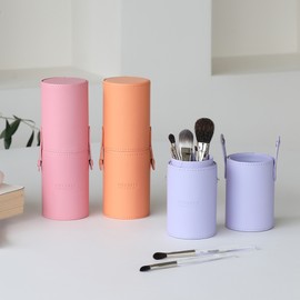 Picasso Collezioni [Picasso Collezioni] 3 types of leather cylindrical brush cases / [피카소꼴레지오니] 레더 원통 브러쉬 케이스 3종