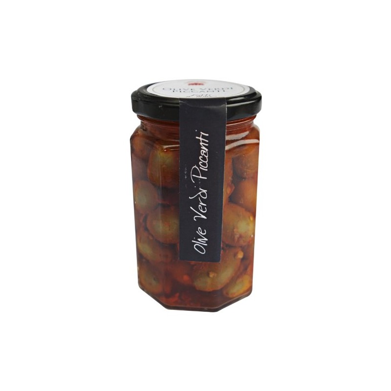 Casina Rossa Squashed Green Olives