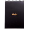 RHODIA 19920C - Spiral Notebook (Full Bound) Notepad Black A4