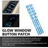 Dogary 1 PC Fluorescence Switch Stickers, Control Switch Luminous Sticker,