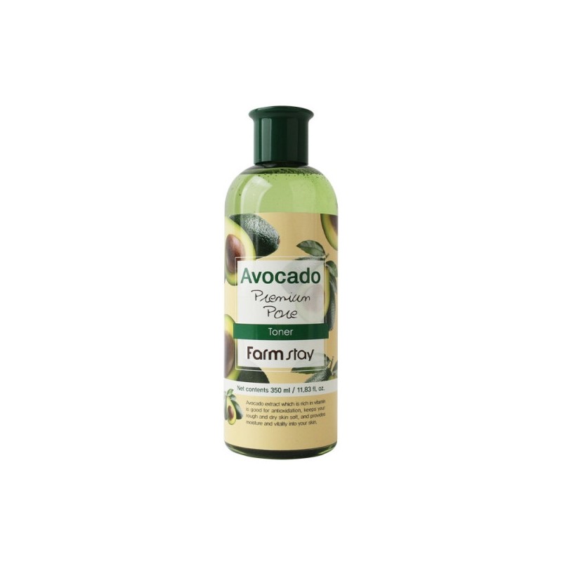 Farmstay Avocado Premium Pore Toner 350ml / 팜스테이 아보카도 프리미엄