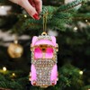 Car Ornaments, Cars Ornament for Christmas Tree, Pink Metallic Handmade