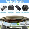 1 Piece Car Roof Zip Cargo Net, Car Double Layer