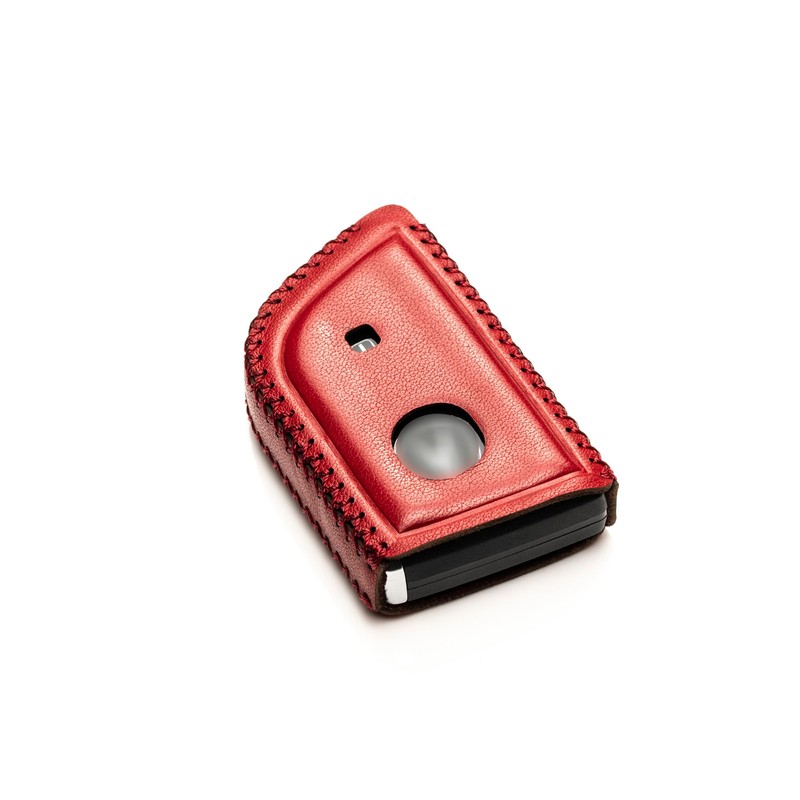 Vitodeco Genuine Leather Smart Key Fob Case with Leather Key