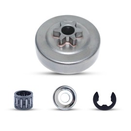 3/8" 6T Clutch Drum Sprocket Washer E-Clip Kit Fit STIHL Chainsaw 017 018 021 023 025 MS170 MS180 MS210 MS230 MS250#1123 640 2003