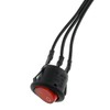E-outstanding 50cm 24 Pin Female ATX Red Lght-Emitting Diode Power