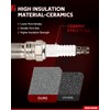 Torchbeam Set of 4 UF575 Ignition Coils Packs and Iridium