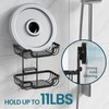 TAILI Double Layer Soap Holder, Drill-Free Bar Soap Dish Tray