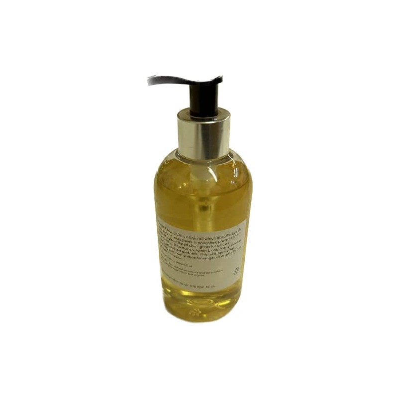 Sweet Almond Oil 250ml Pump Dispenser Aromatherapy Carrier 100% Pure
