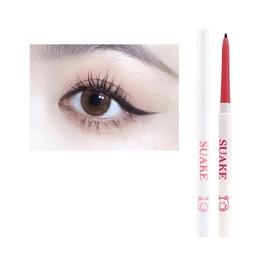 SUAKE Eyeliner Gel Eyeliner Waterproof Eye Makeup Multicolor Unbreakable Cosmetics Long Lasting Brush Pencil Type Makeup (01# Black)