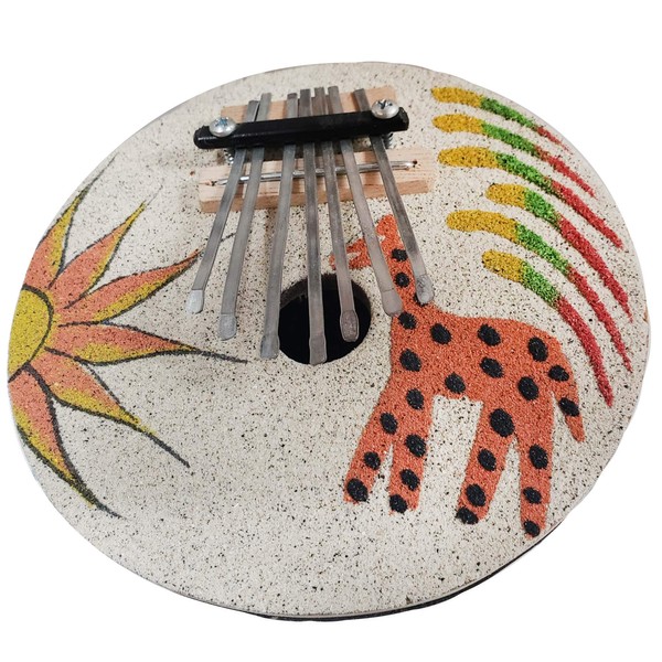 Kalimba Coconut Shell Sand Blasted Mix Design Selection Tines Give