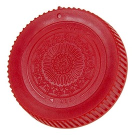 Fotodiox Designer Red Rear Lens Cap for Nikon Z Lenses - Compatible with Nikon Z-Mount Lenses and Adapter Mounts (Replaces Nikon Lf-N1 Rear Lens Cap) - Plastic