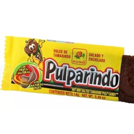 De La Rosa 20 PC Original Pulparindo Mexican Candy, Tamarindo Flavor
