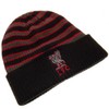 Liverpool Fc Winter Knitted Bobble Hat Beanie Grey Black Red