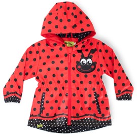 Western Chief Girl's Lucy Ladybug Raincoat (Toddler/Little Kids) Red 5 Little Kid