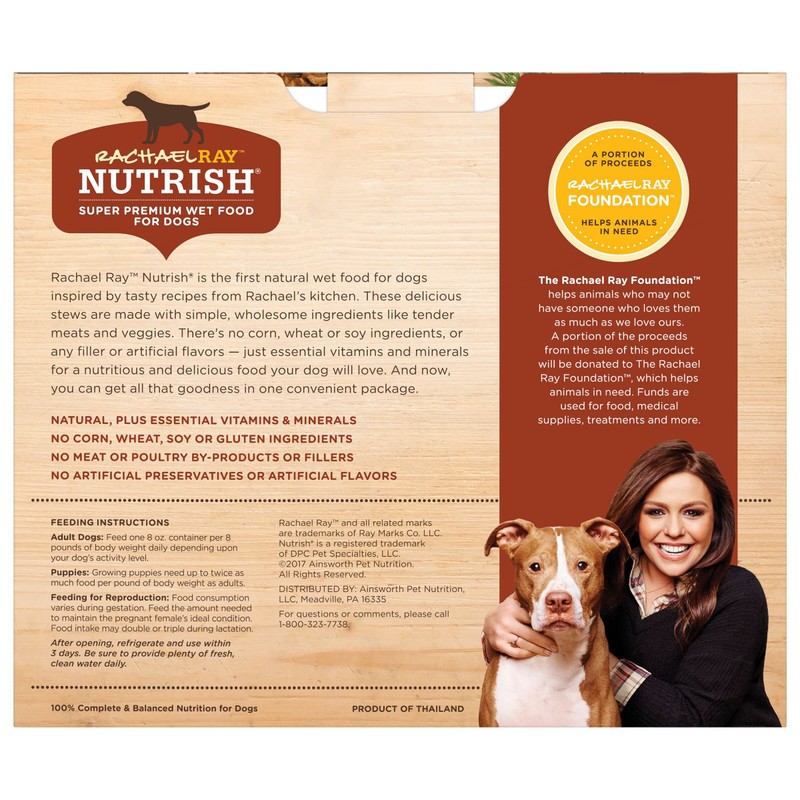 Rachael Ray Nutrish Natural Premium Wet Dog Food, Savory Favorites