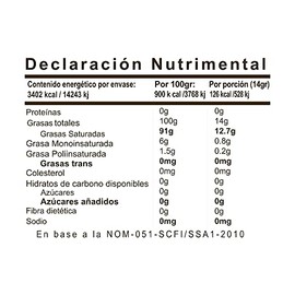Enature Aceite de Coco Orgánico, Virgen, 420 ml