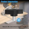 Edge Guide Knob Compatible with Ryobi P508, P507, P506 Circular