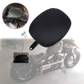 DREAMIZER Motorcycle Rear Passenger Seat Pillion Cushion Compatible with Sportster 48 Forty Eight XL 1200X 2010-2016 XL883 XL1200, Black