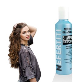 Nefertiti Shampoo Cola de Caballo Nefertiti con Keratina, Estimula y Fortalece el Crecimiento del Cabello - 300 ml